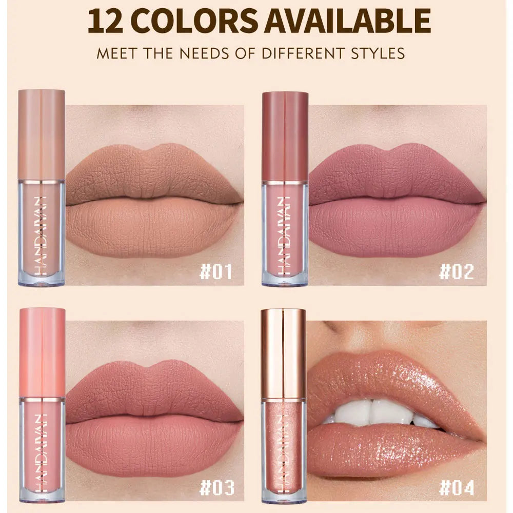 Celestia Beauty™ Matte Liquid Lipstick Kit - 12 Colors