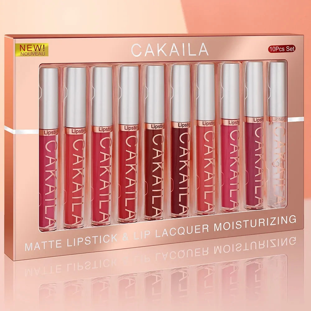Celestia Beauty™ Liquid Lip Stain Collection - 6/10 Piece Set