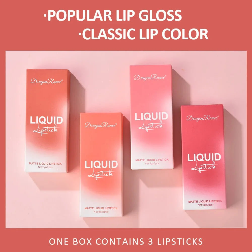 Celestia Beauty™ Liquid Lipstick Trio - 3 Piece Set