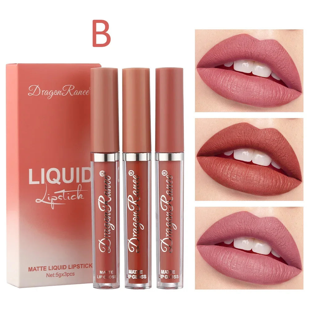 Celestia Beauty™ Liquid Lipstick Trio - 3 Piece Set
