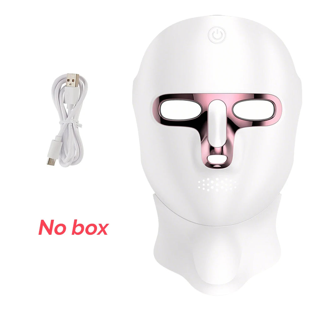 Celestia Beauty™ 7 Colors Led Facial Mask With Neck