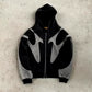 Celestia Beauty™ American Retro Letter Printed Devil Pattern Hoodie