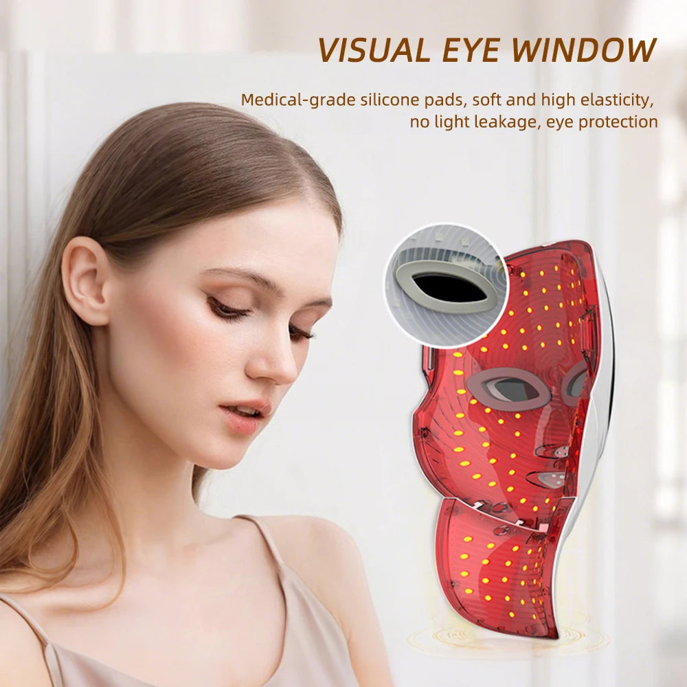Celestia Beauty™ 7 Colors Led Facial Mask With Neck