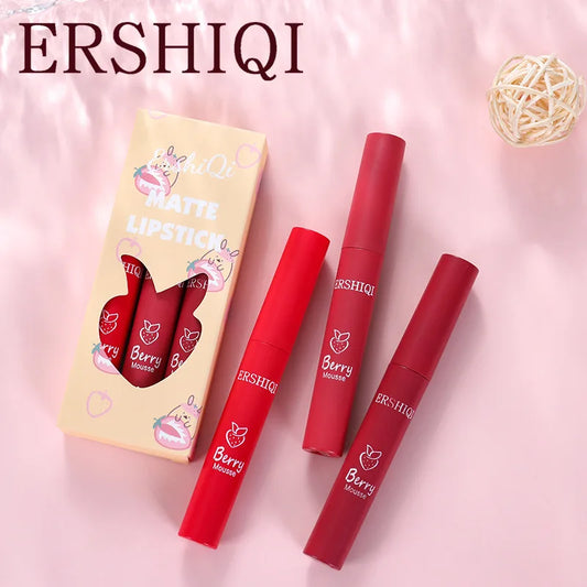 Celestia Beauty™ 24-Hour Matte Liquid Lipstick - 3 Piece Set