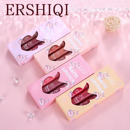 Celestia Beauty™ 24-Hour Matte Liquid Lipstick - 3 Piece Set