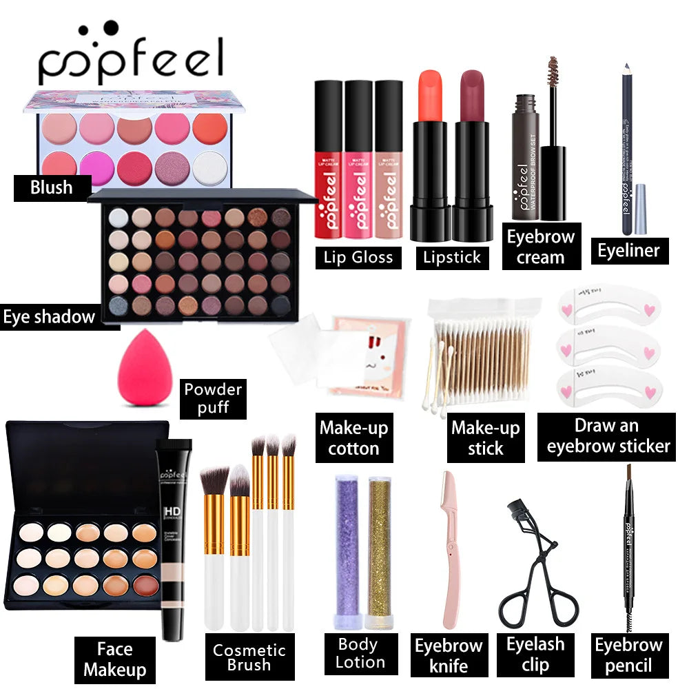 Celestia Beauty™ Complete Makeup Kit - All-in-One Beauty Set