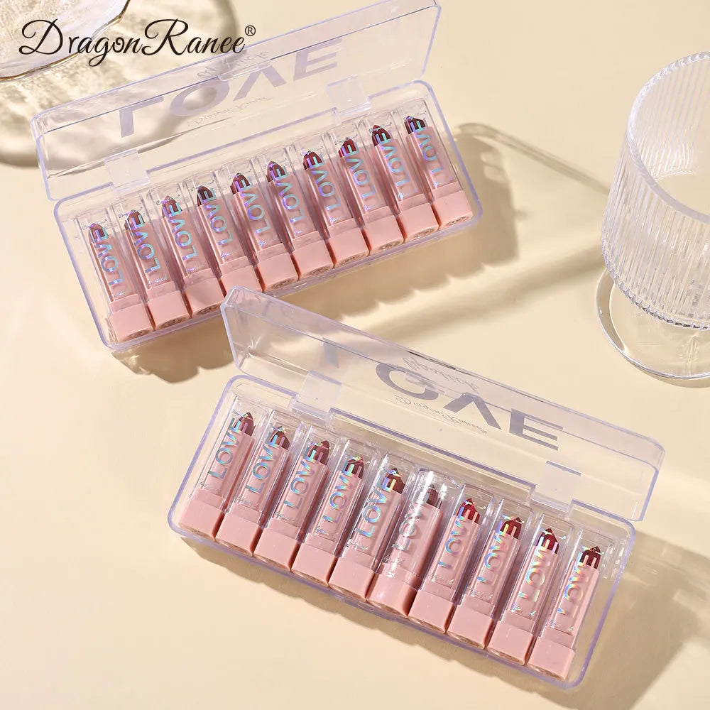 elestia Beauty™ Matte Lipstick Kit - 10 Piece Collection