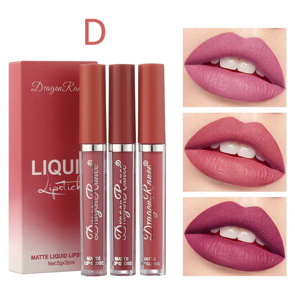 Celestia Beauty™ Liquid Lipstick Trio - 3 Piece Set