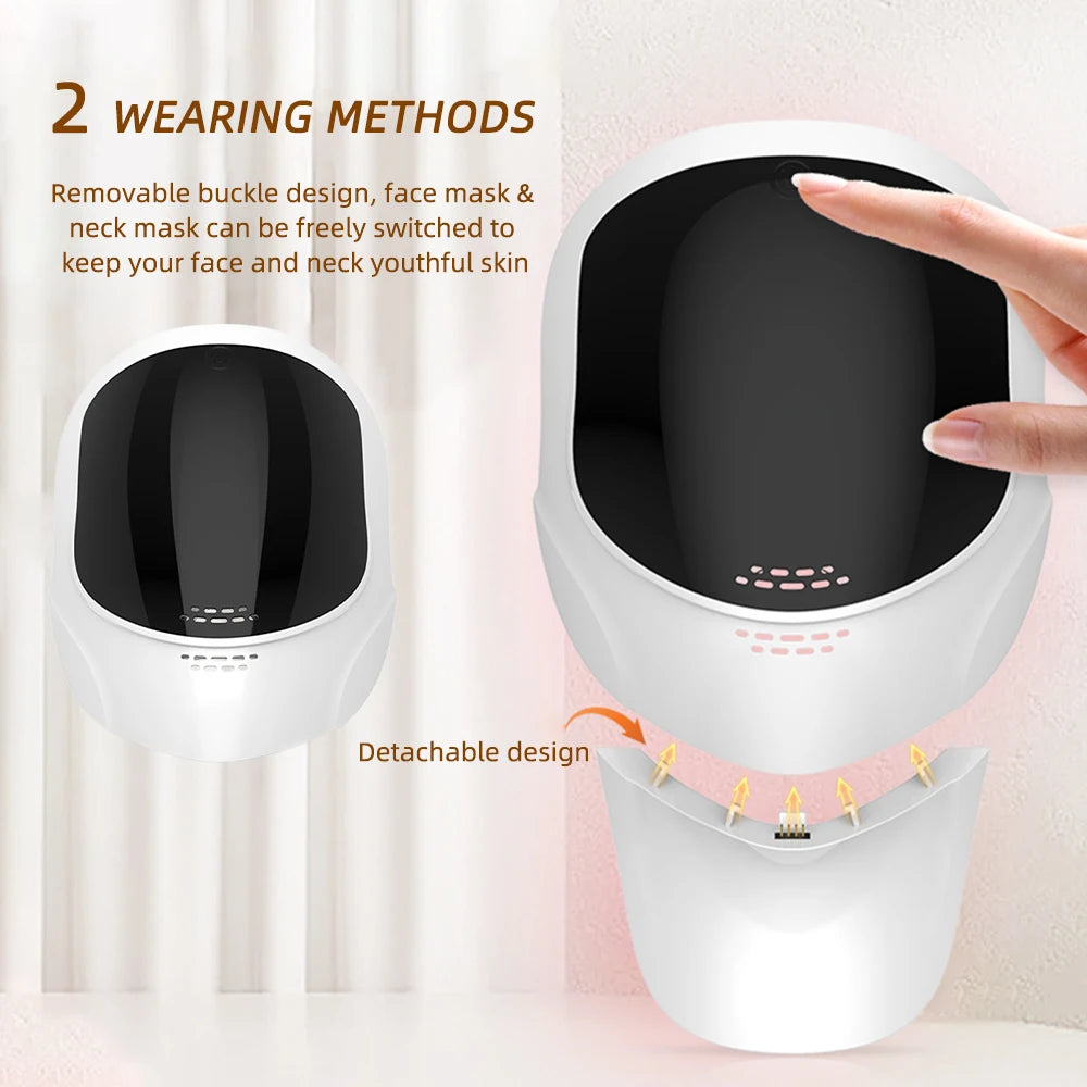 Celestia Beauty™ 7 Colors Led Facial Mask With Neck