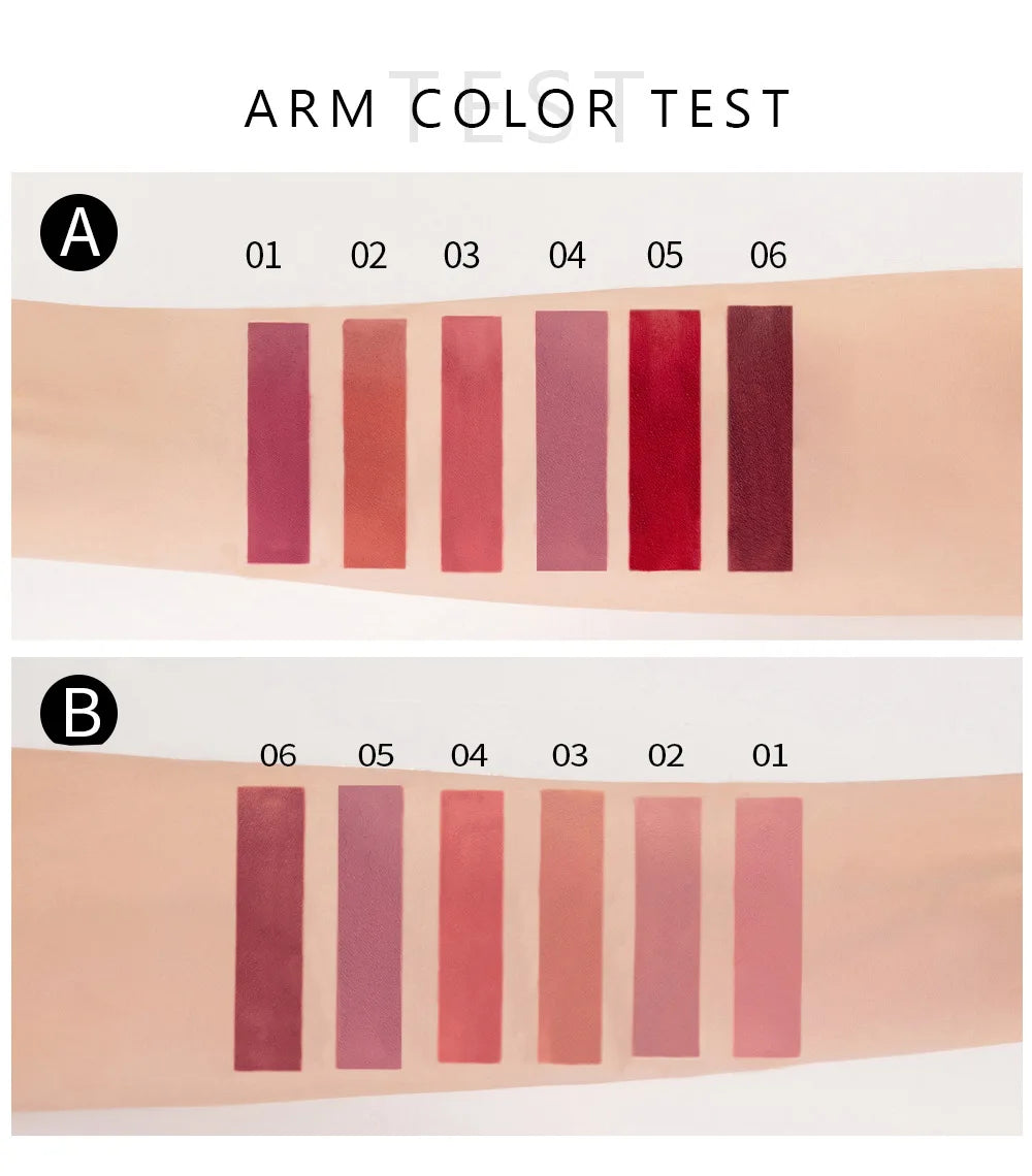 Celestia Beauty™ Signature Matte Lipstick Collection - 6 Piece Set
