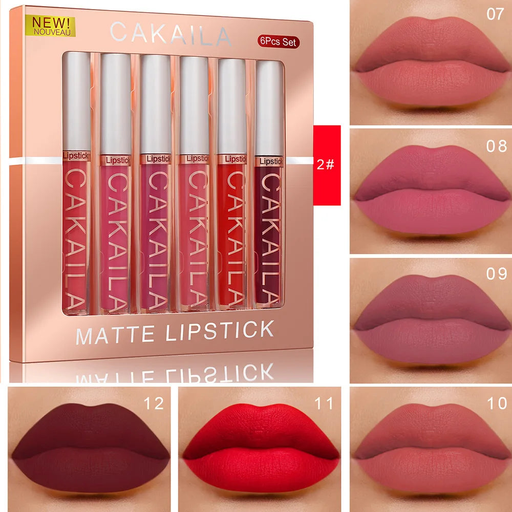 Celestia Beauty™ Liquid Lip Stain Collection - 6/10 Piece Set