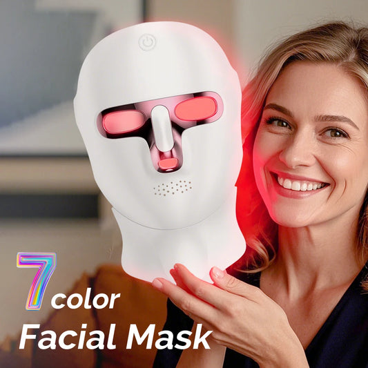Celestia Beauty™ 7 Colors Led Facial Mask With Neck