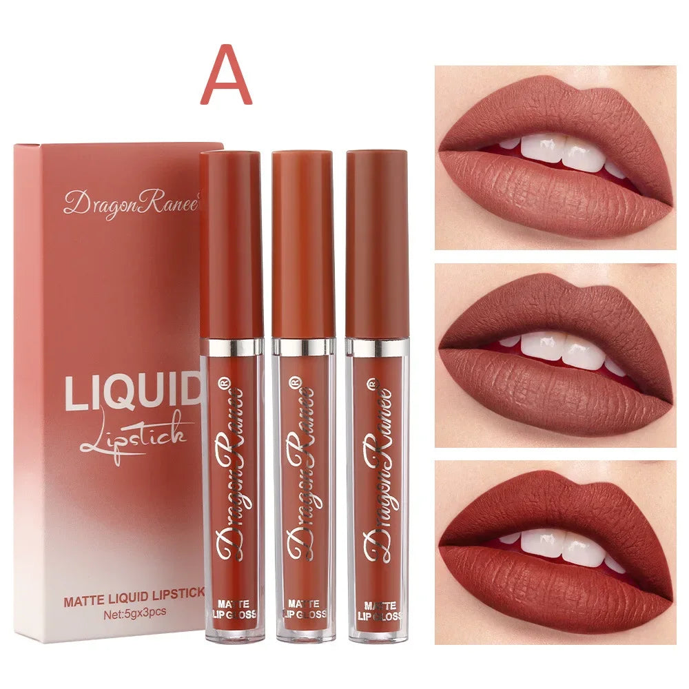 Celestia Beauty™ Liquid Lipstick Trio - 3 Piece Set