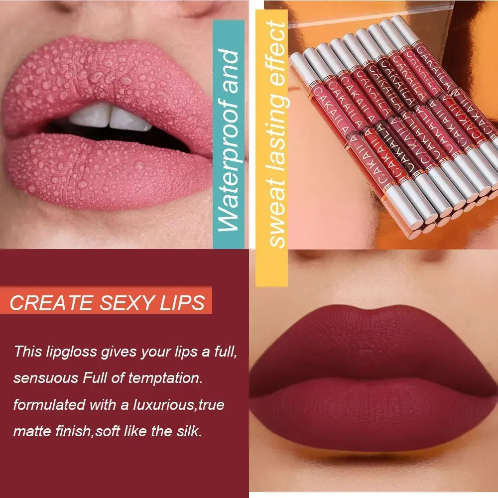 Celestia Beauty™ Liquid Lip Stain Collection - 6/10 Piece Set