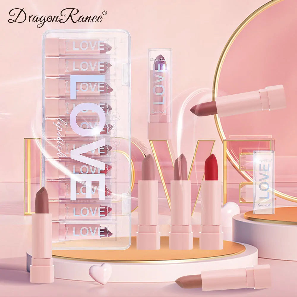 elestia Beauty™ Matte Lipstick Kit - 10 Piece Collection