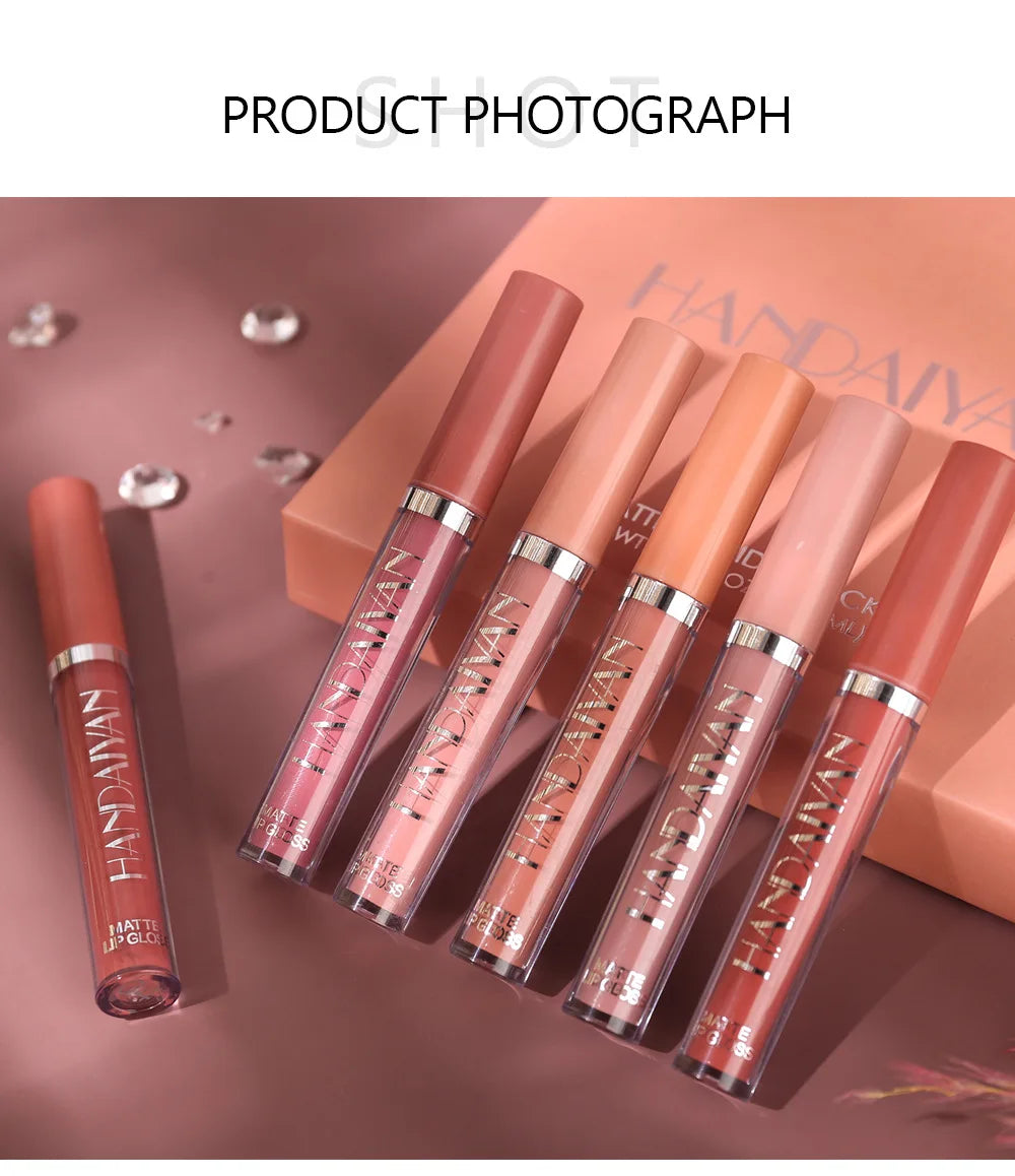 Celestia Beauty™ Signature Matte Lipstick Collection - 6 Piece Set