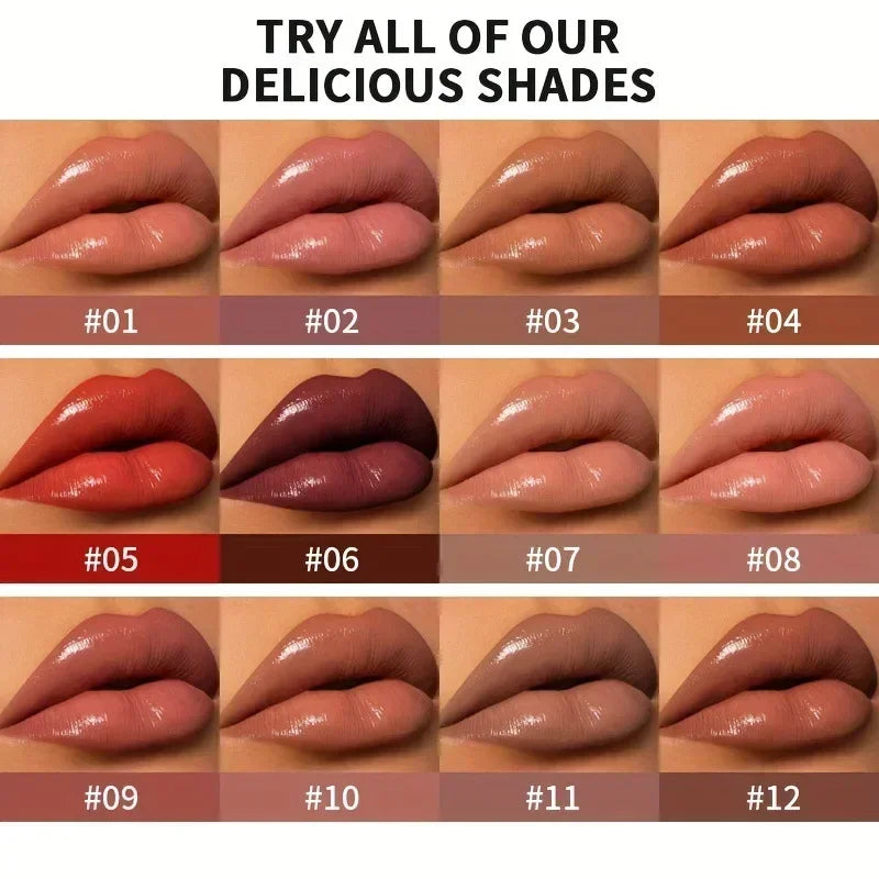 Celestia Beauty™ Moisturizing Liquid Lipstick - 12 Colors